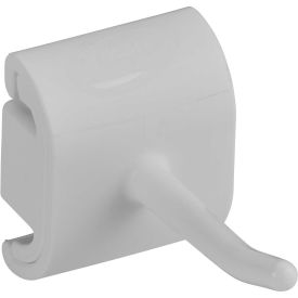 Remco 10125 Vikan Hygienic Wall Bracket, Single Hook Module, White, Polypropylene/Polyamide image.