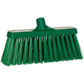Remco 29152 Vikan 29152 13" Push Broom- Extra Stiff, Green image.