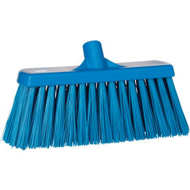 Remco 29153 Vikan 29153 13" Push Broom- Extra Stiff, Blue image.