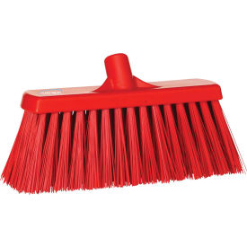 Remco 29154 Vikan 29154 13" Push Broom- Extra Stiff, Red image.