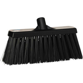 Remco 29159 Vikan 29159 13" Push Broom- Extra Stiff, Black image.