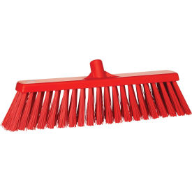 Remco 29204 Vikan 29204 20" Push Broom- Extra Stiff, Red image.