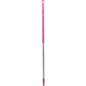 Remco 29371 Vikan 29371 59" Aluminum Handle, Pink image.