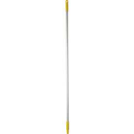 Remco 29596 Vikan 29596 59" Basic Aluminum Handle, Yellow image.