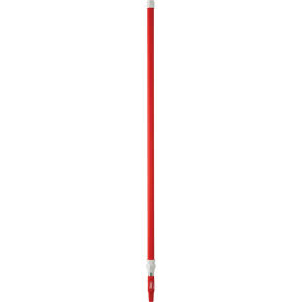 Remco 29754 Vikan 29754 62"- 113" Telescopic Aluminum Handle, Red image.