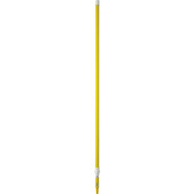 Remco 29756 Vikan 29756 62"- 113" Telescopic Aluminum Handle, Yellow image.