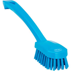 Remco Vikan Medium Narrow Dish Brush Color: Blue:Facility Safety and  Maintenance