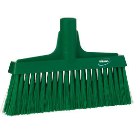 Remco 31042 Vikan 31042 10" Upright Broom- Soft/Stiff, Green image.