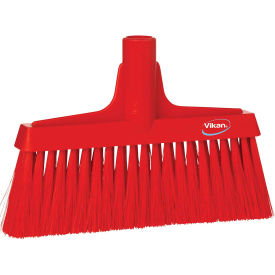 Remco 31044 Vikan 31044 10" Upright Broom- Soft/Stiff, Red image.