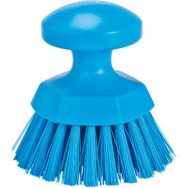 Remco 38853 Vikan 38853 Round Hand Brush- Stiff, Blue image.