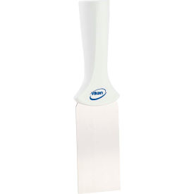 Remco 40105 Vikan 40105 2" Stainless Steel Handle Mounted Scraper, White image.