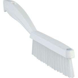 Remco 41955 Vikan 41955 Narrow Utility Brush- Extra Stiff, White image.