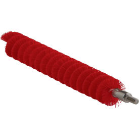 Remco 53654 Vikan 53654 0.8" Tube Brush for Flex Rod- Medium, Red image.