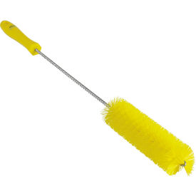 Remco 53786 Vikan 53786 1.5" Tube Brush- Stiff, Yellow image.