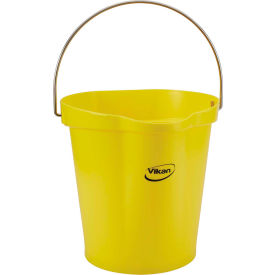 Remco 56866 Vikan 56866 3 Gallon Bucket, Yellow image.