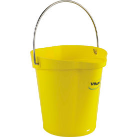 Remco 56886 Vikan 56886 1.5 Gallon Bucket, Yellow image.