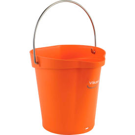 Remco 56887 Vikan 56887 1.5 Gallon Bucket, Orange image.