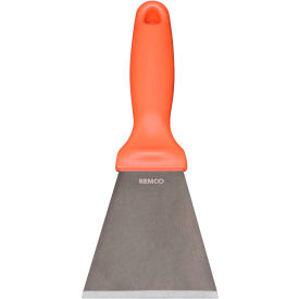 Remco 69727 Remco 69727 3" Stainless Steel Scraper, Orange image.