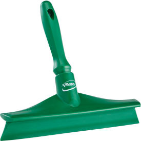 Remco 71252 Vikan 71252 10" Single Blade Ultra Hygiene Bench Squeegee- Green image.
