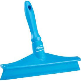Remco 71253 Vikan 71253 10" Single Blade Ultra Hygiene Bench Squeegee- Blue image.