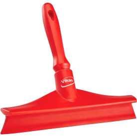 Remco 71254 Vikan 71254 10" Single Blade Ultra Hygiene Bench Squeegee- Red image.