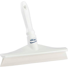 Remco 71255 Vikan 71255 10" Single Blade Ultra Hygiene Bench Squeegee- White image.