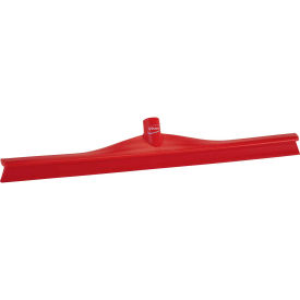 Remco 71604 Vikan 71604 24" Single Blade Ultra Hygiene Squeegee, Red image.