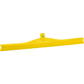 Remco 71606 Vikan 71606 24" Single Blade Ultra Hygiene Squeegee, Yellow image.