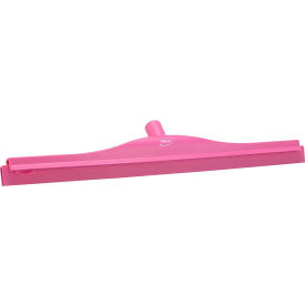 Remco 77141 Vikan 77141 24" Double Blade Ultra Hygiene Squeegee, Pink image.