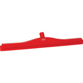 Remco 77144 Vikan 77144 24" Double Blade Ultra Hygiene Squeegee, Red image.