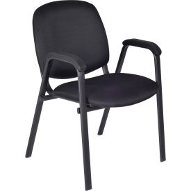 Regency Seating 2125BK Regency Stack Chair - Midnight Black - Ace Series image.