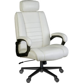 Regency® DuraForce Big & Tall Ergonomic Executive Office Chair w/ High Back & Fixed Arms Cream 