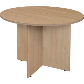 Legacy 42" Round Conference Table, Noble Oak view 2