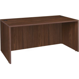 Office Desk Shell, 60"W x 30"D x 29"H, Neo Walnut view 2