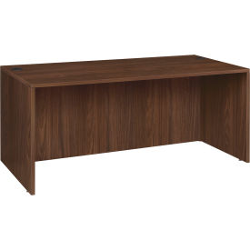 Office Desk Shell, 66"W x 30"D x 29"H, Neo Walnut view 2