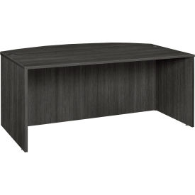 Regency Legacy 71" Bowfront Desk Shell Ash Grey 