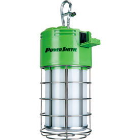 RICHPOWER INDUSTRIES PTLH59-100 Power Smith™ Temporary LED Work Light, 12000 Lumens, Green image.