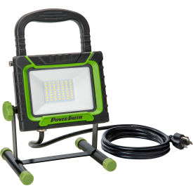 PowerSmith™ Portable LED Work Light with H-Stand 5000 Lumens Black/Green