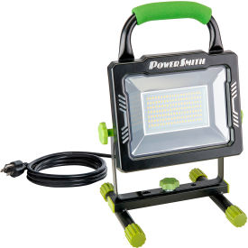 RICHPOWER INDUSTRIES PWLS100H Power Smith™ LED Work Light w/ H-Stand, 10000 Lumens, Black image.