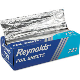 Reynolds Wrap® Pop-Up Interfolded Aluminum Foil Sheets 10-3/4"L x 12"W Silver Pack of 500