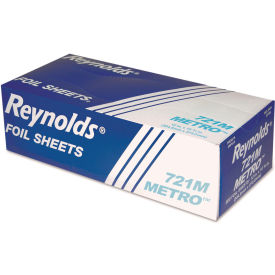 Reynolds Wrap® Metro Pop-Up Aluminum Foil Sheets 10-3/4"L x 12"W Silver Pack of 3000