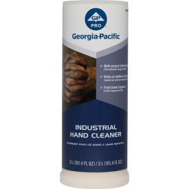 GEORGIA PACIFIC CONSUMER PRODUCTS LP 44626 Georgia-Pacific Medium-Duty Paste Industrial Hand Cleaner Dispenser Refills, Lemon, 4 Bottles/Case image.