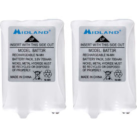 MIDLAND RADIO CORP. AVP14 Midland® Rechargeable Battery For X Talker Series, White image.