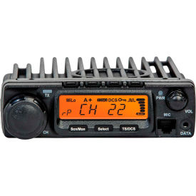 MIDLAND RADIO CORP. MXT400VP3 Midland® MicroMobile® GMRS Radio, 7-1/2"W x 5-1/2"D x 1-3/5"H, Black image.
