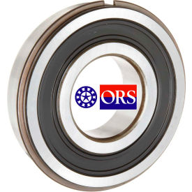 ORS Bearings 6000-2RSNR ORS 6000-2RSNR Deep Groove Ball Bearing - Double Sealed Snap Ring 10mm Bore, 26mm OD image.