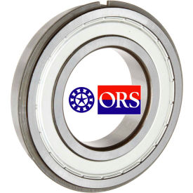 ORS Bearings 6001ZZNR ORS 6001ZZNR Deep Groove Ball Bearing - Double Shielded Snap Ring 12mm Bore, 28mm OD image.