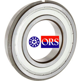 ORS Bearings 6307ZZNR ORS 6307ZZNR Deep Groove Ball Bearing - Double Shielded Snap Ring 35mm Bore, 80mm OD image.