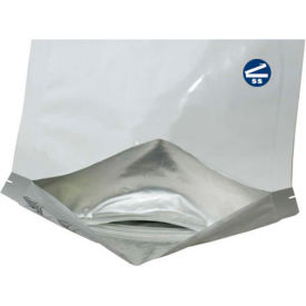 SEALER SALES INC 375x4-FCRB04 Sealer Sales Child Resistant Flat Bags, 3-3/4"W x 4"L, 5 Mil, White, 250/Pack image.