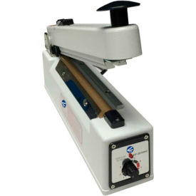 KF Series 8" Hand Impulse Sealer w/ Sliding Cutter, 10mm Seal Width view 2