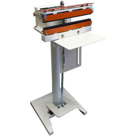 Sealer Sales® W-Series 18"" Direct Heat Foot Sealer Standing Operation 15mm Meshed Seal Width